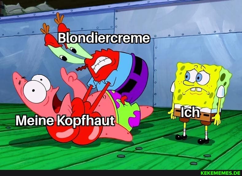 Blondiercreme
Meine Kopfhaut