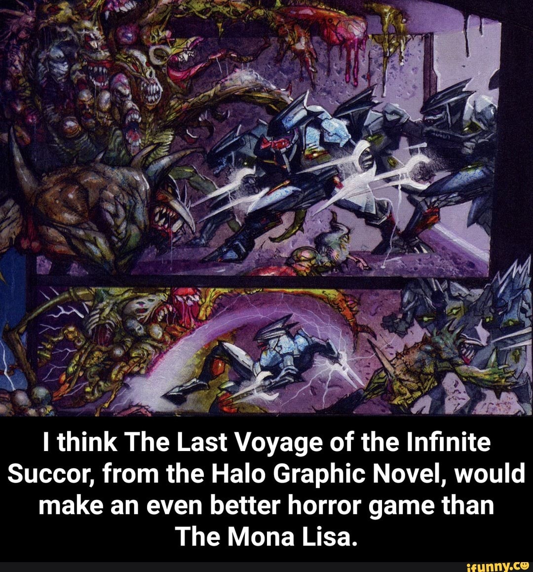 I Think The Last Voyage Of The Inﬁnite Succor From The Halo Graphic Novel Would Make