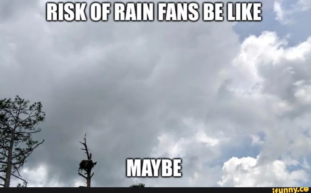 RISK OF RAIN FANS BE LIKE MAYBE - iFunny