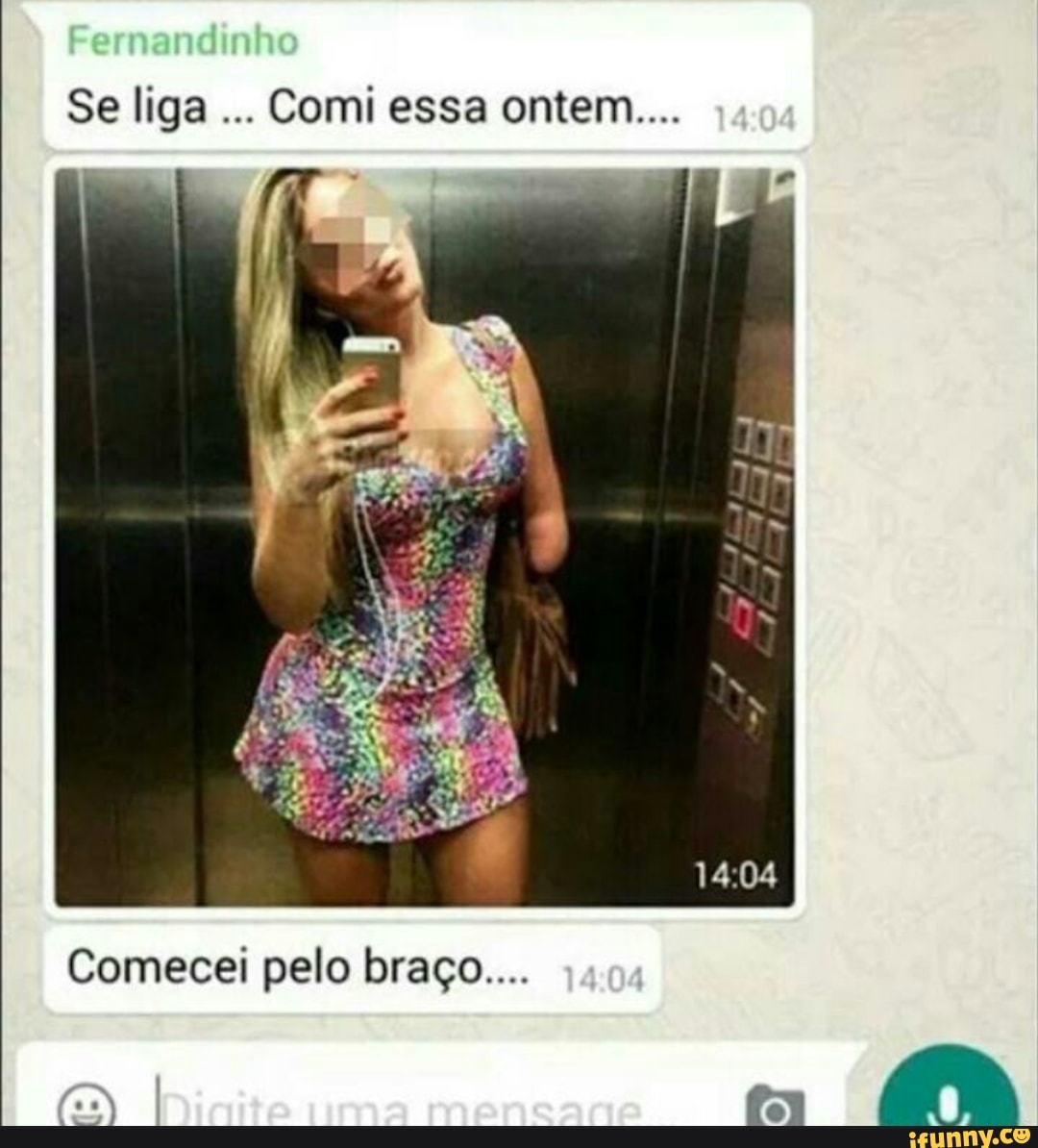 Fernandinhe
Se liga Comi essa ontem....
Comecei pelo braço...