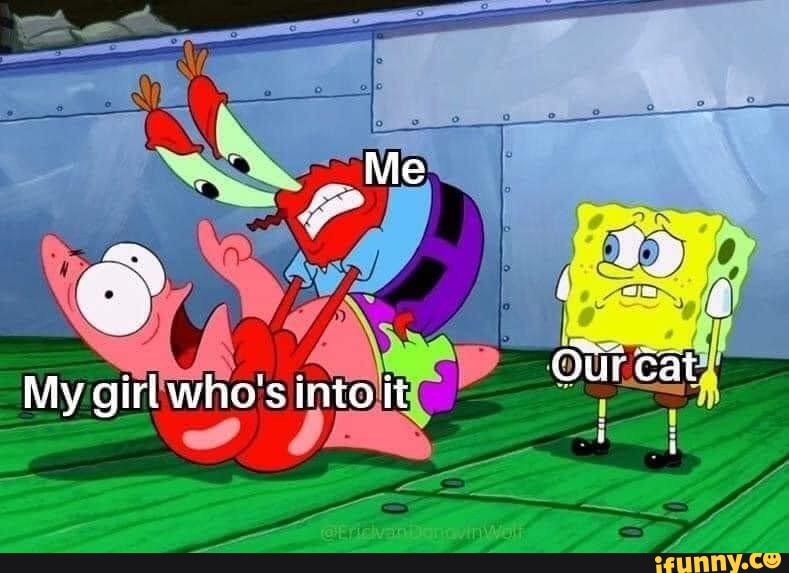 My girt whe's into it
Our Gat