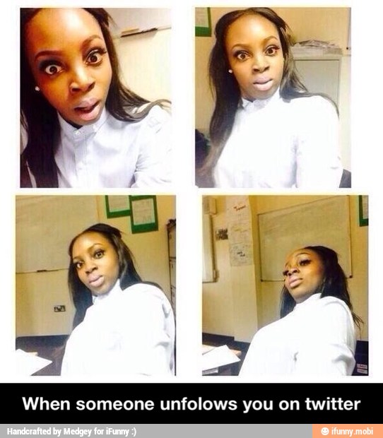 When someone unfolows you on twitter - When someone unfolows you on twitter