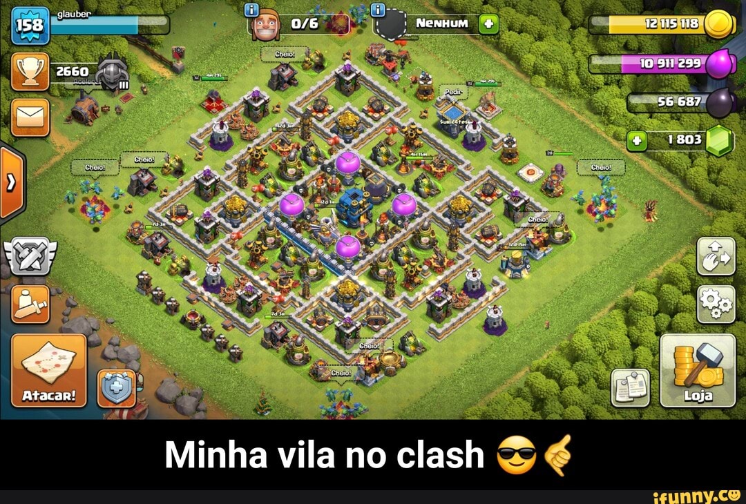 Minha vila no clash - Minha vila no clash 😎🤙