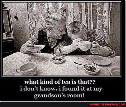 what kind of tea is that?? don't know. i found it at my grandson's room!