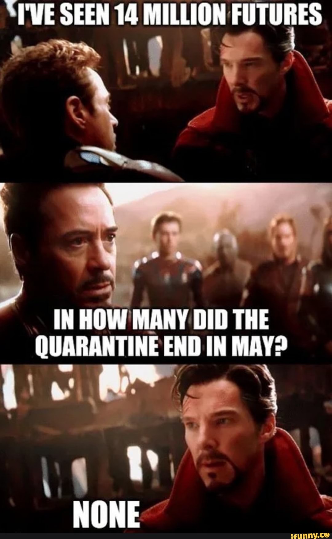 E pa 14 MILLION FUTURES
HOW'MANY
ee END IN MAY?