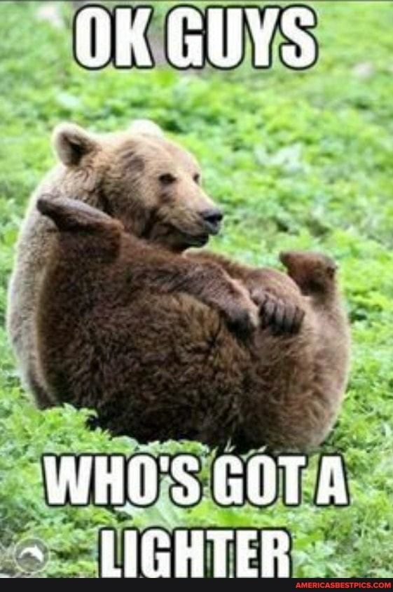 OR GUYS
LL
WHO'S GOTA
~ LIGHTER