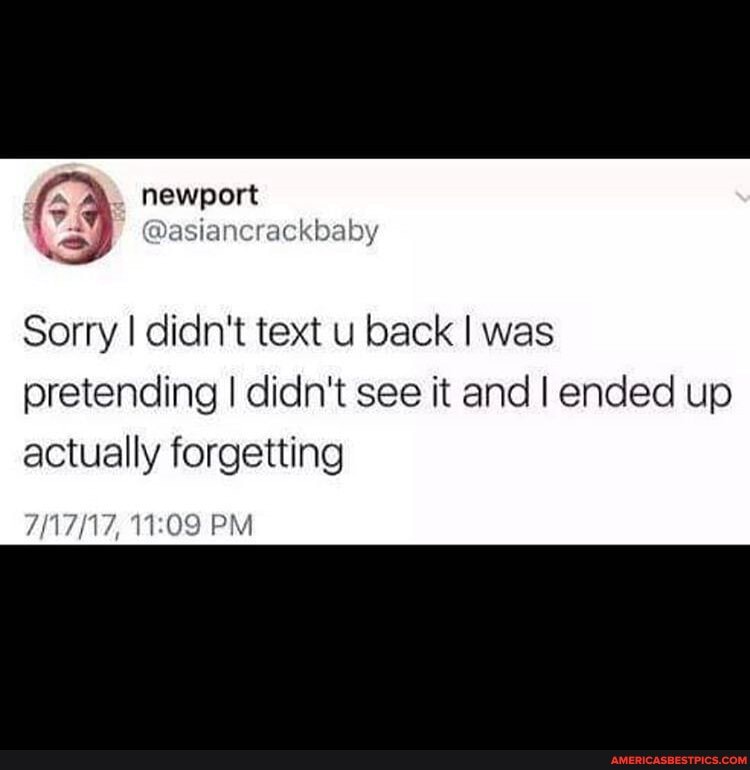 newport
@asiancrackbasy
Sorry I didn't text u back I was pretending I didn't see it and I ended up actually forgetting
PM