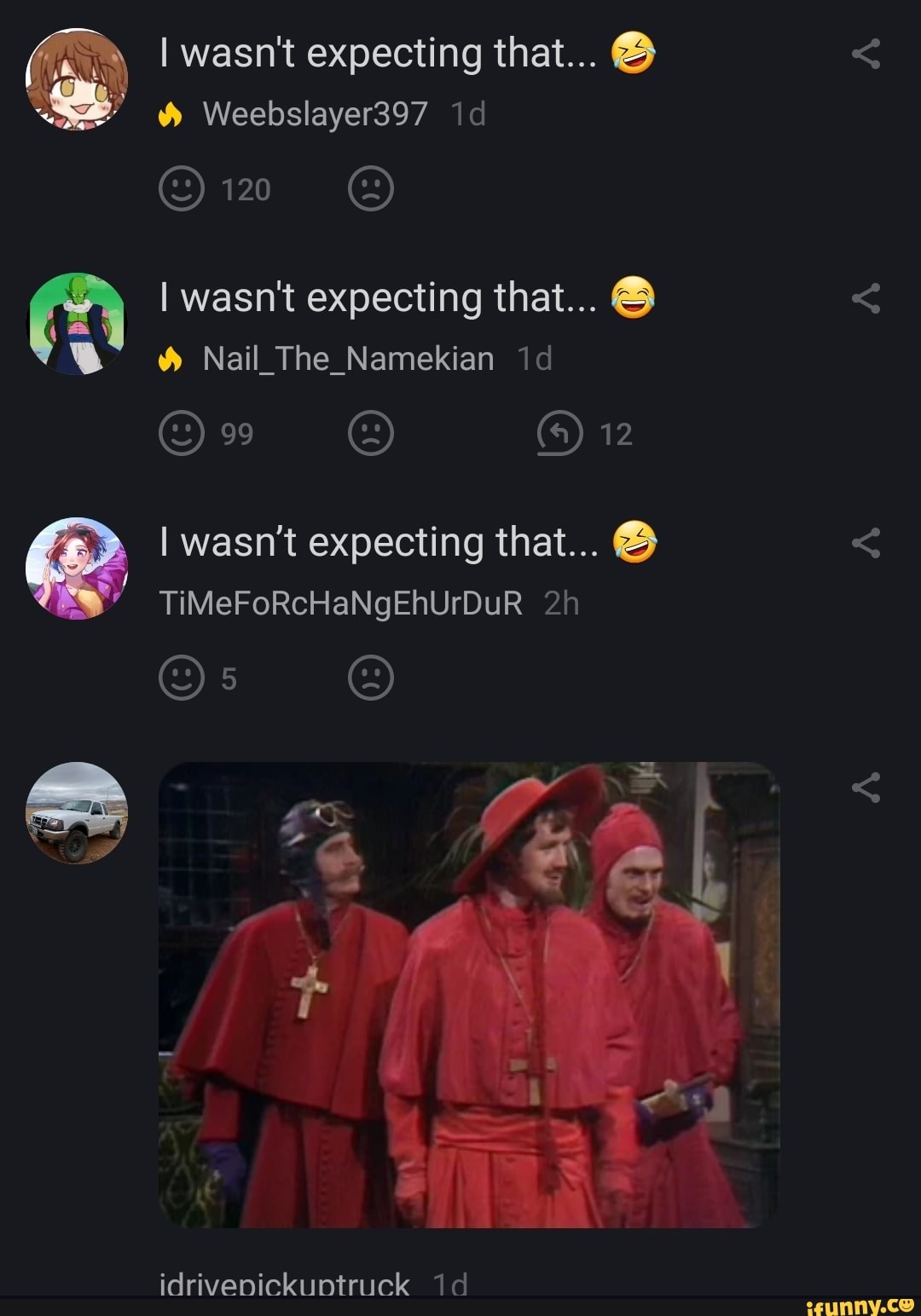 MA I wasn't expecting that...