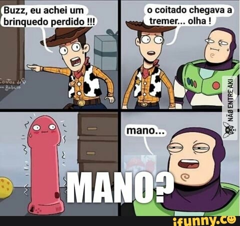 Buzz, eu achei um o coitado chegava a brinquedo perdido tremer... olha !