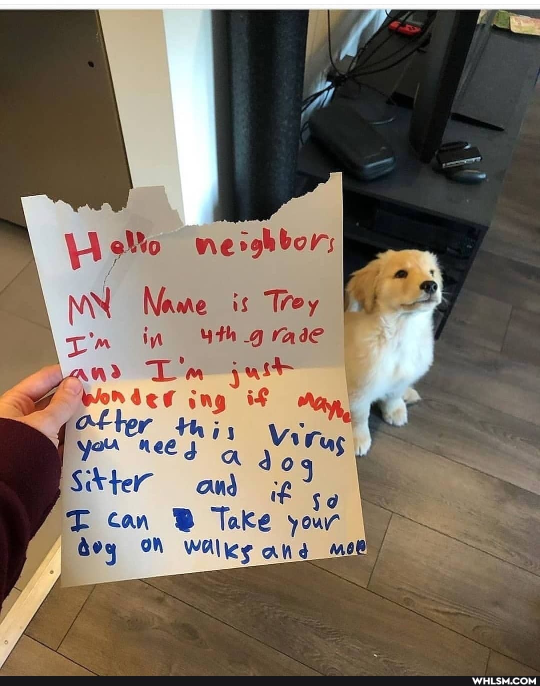 nerghbors
NN Name is Trey
Tin iy uth g raae n> m ing jash ing i
g if
you d .
if
T can t on mm Take your your
I %y of Wolieg an