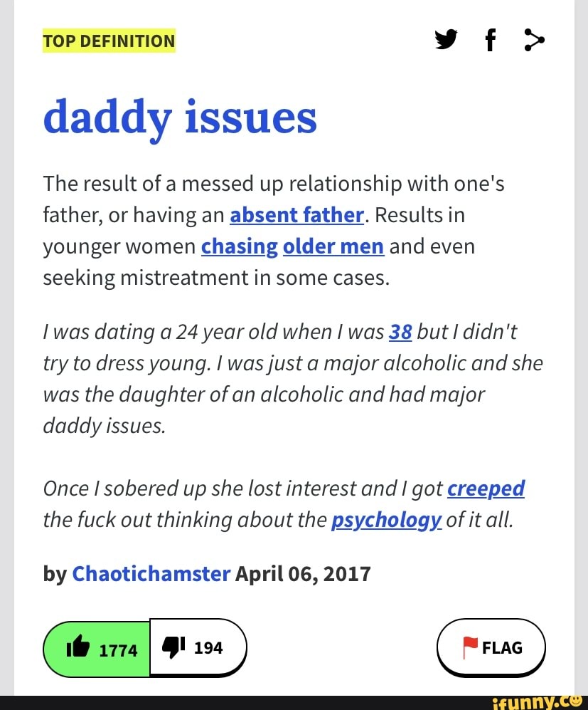 daddy issues criteria