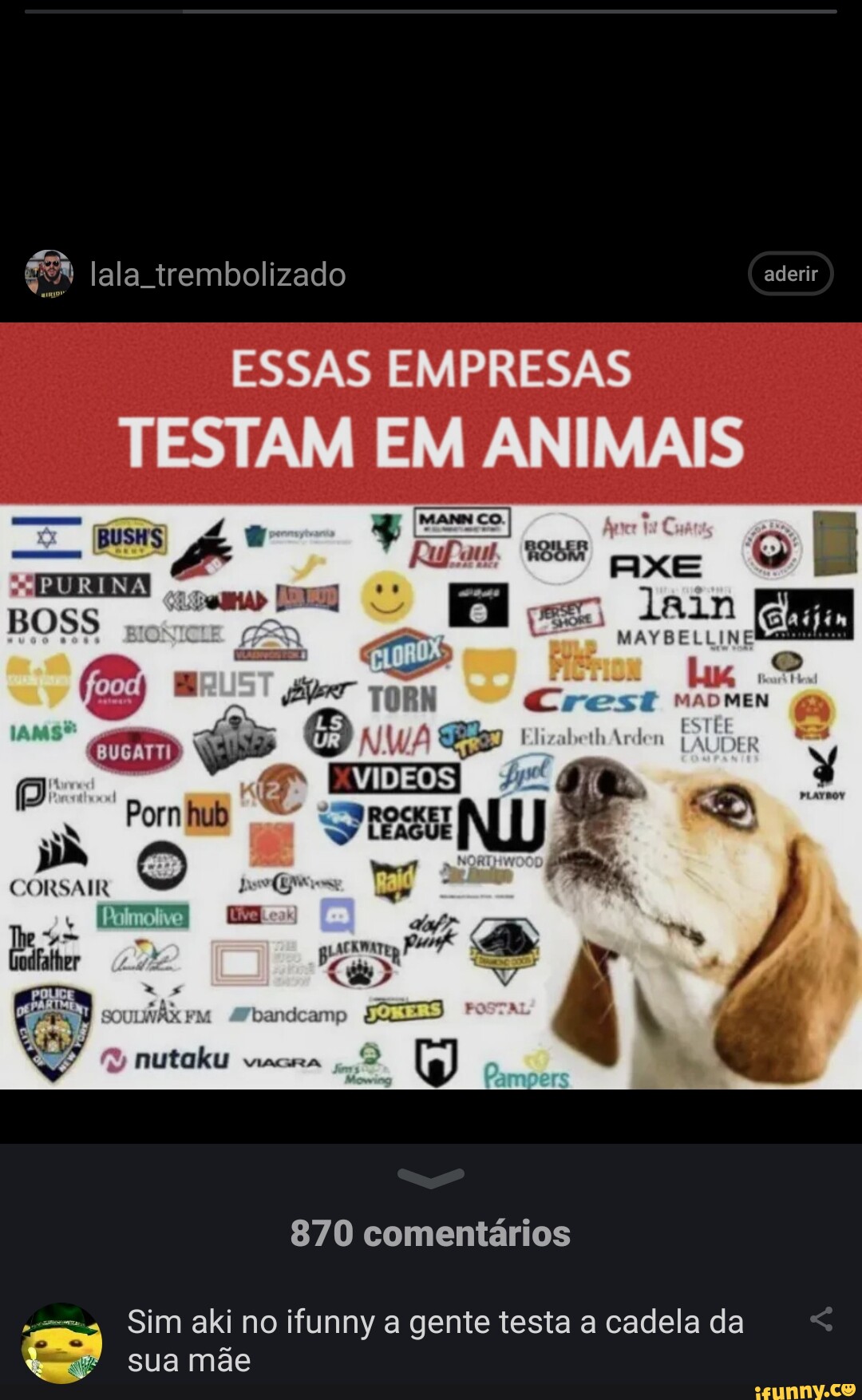 Purina Porn Video - Purina memes. Best Collection of funny Purina pictures on iFunny Brazil