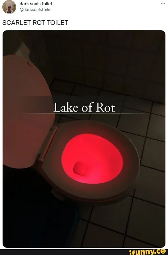 Dark souls toilet @ et SCARLET ROT TOILET Lake of Rot - iFunny