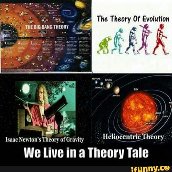 É The Theory Of Evolution Isaac Newtons Theory Of Gravity Heliocentric Théory We Live In A 0146