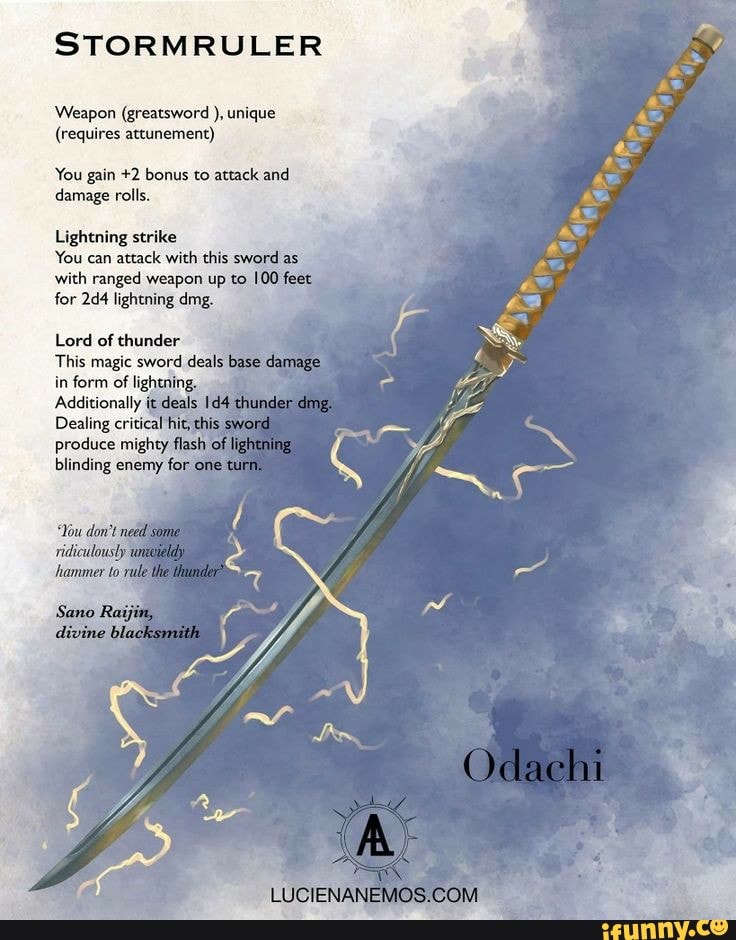 Lightning Weapons