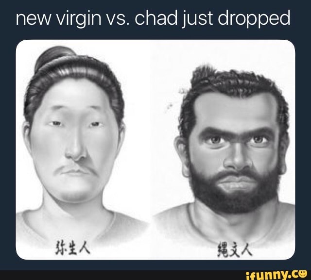 New virgin vs. chad just dropped fe - iFunny