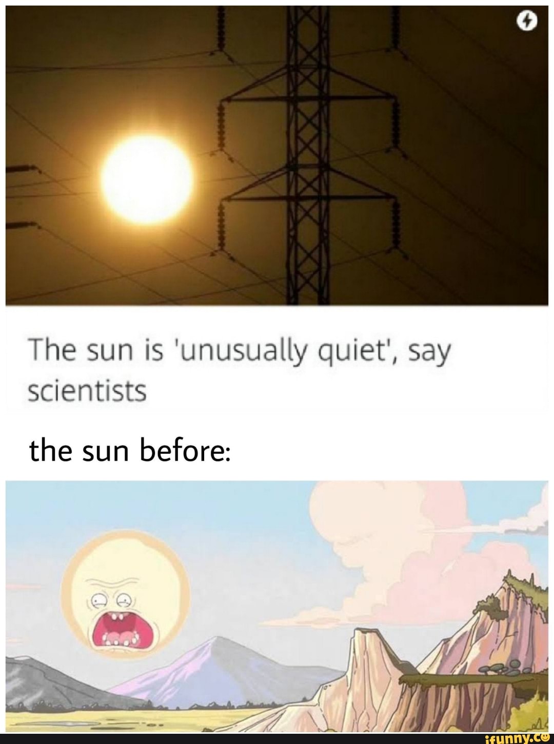 The sun is 'unusually quiet, say
scientists
the sun
before:
