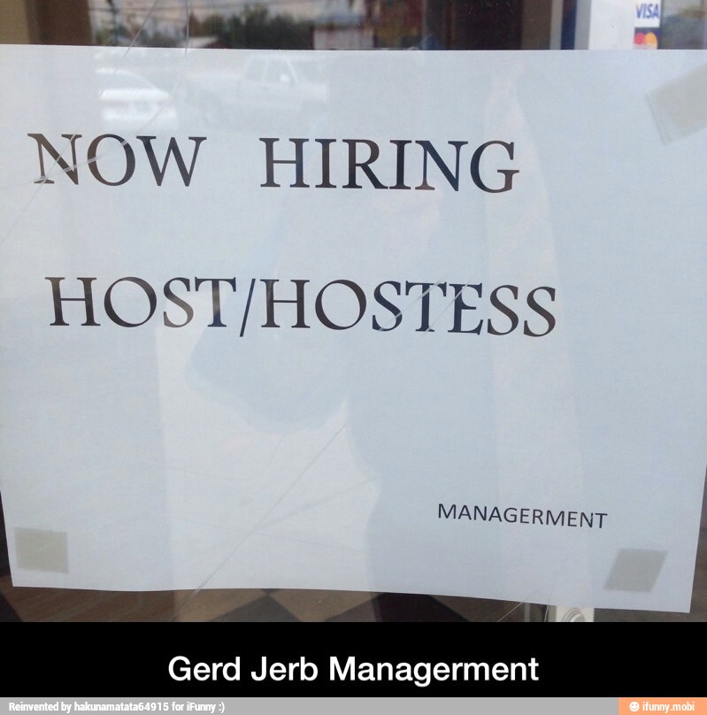 NOW HIRING HOST/HOSTESS )