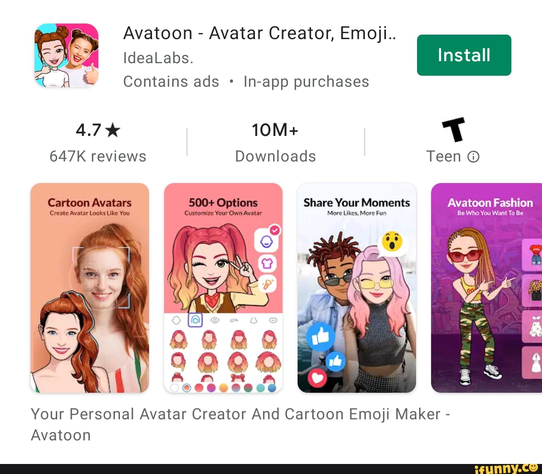 Avatoon - Cartoon Avatar Maker Online