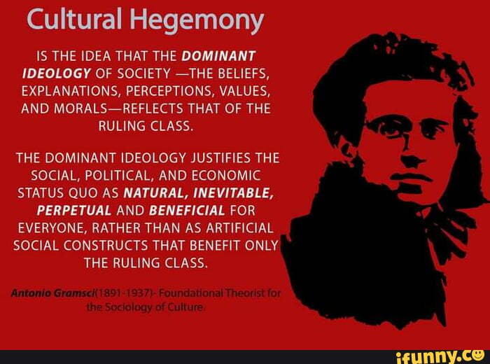 Cultural Hegemony IS THE IDEA THAT THE DOMINANT IDEOLOGY OF SOCIETY ...