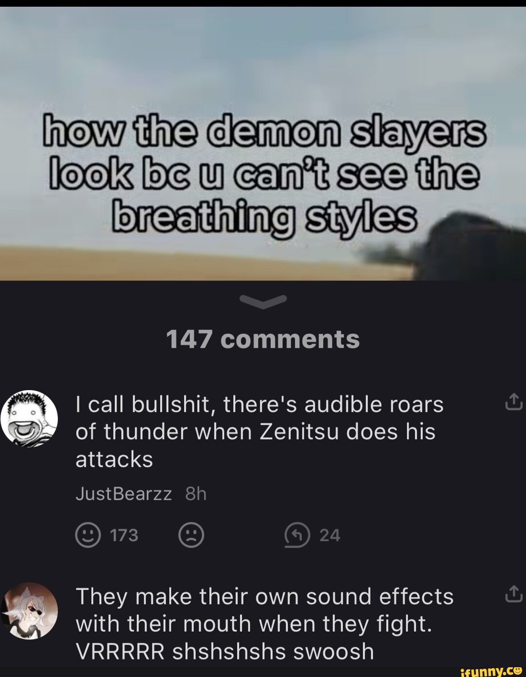 Tunder Rearus How the camon slayers look be cant sae the breathing styles 147 ...