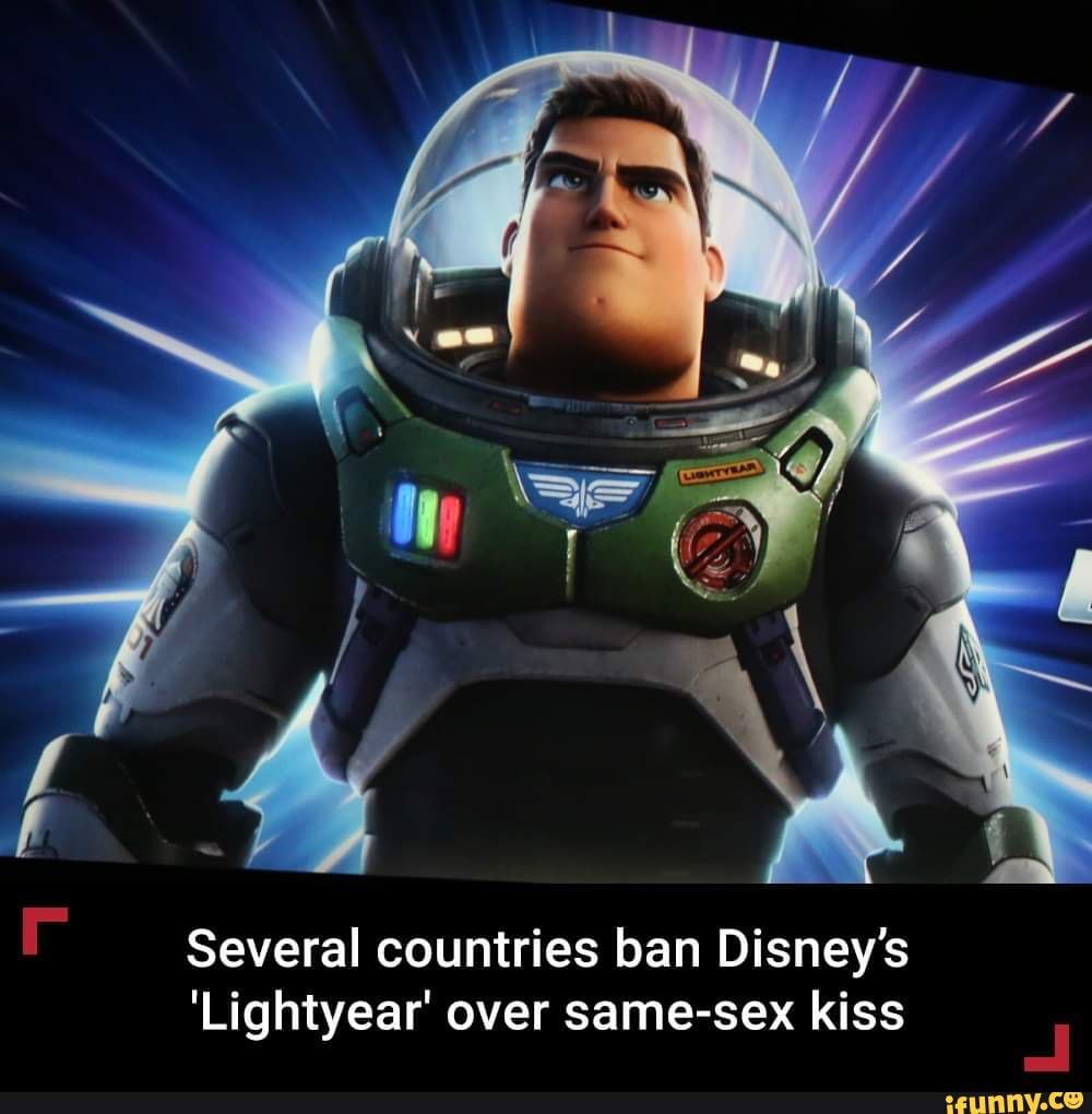 Sss Several Countries Ban Disneys Lightyear Over Same Sex Kiss Ifunny 4976