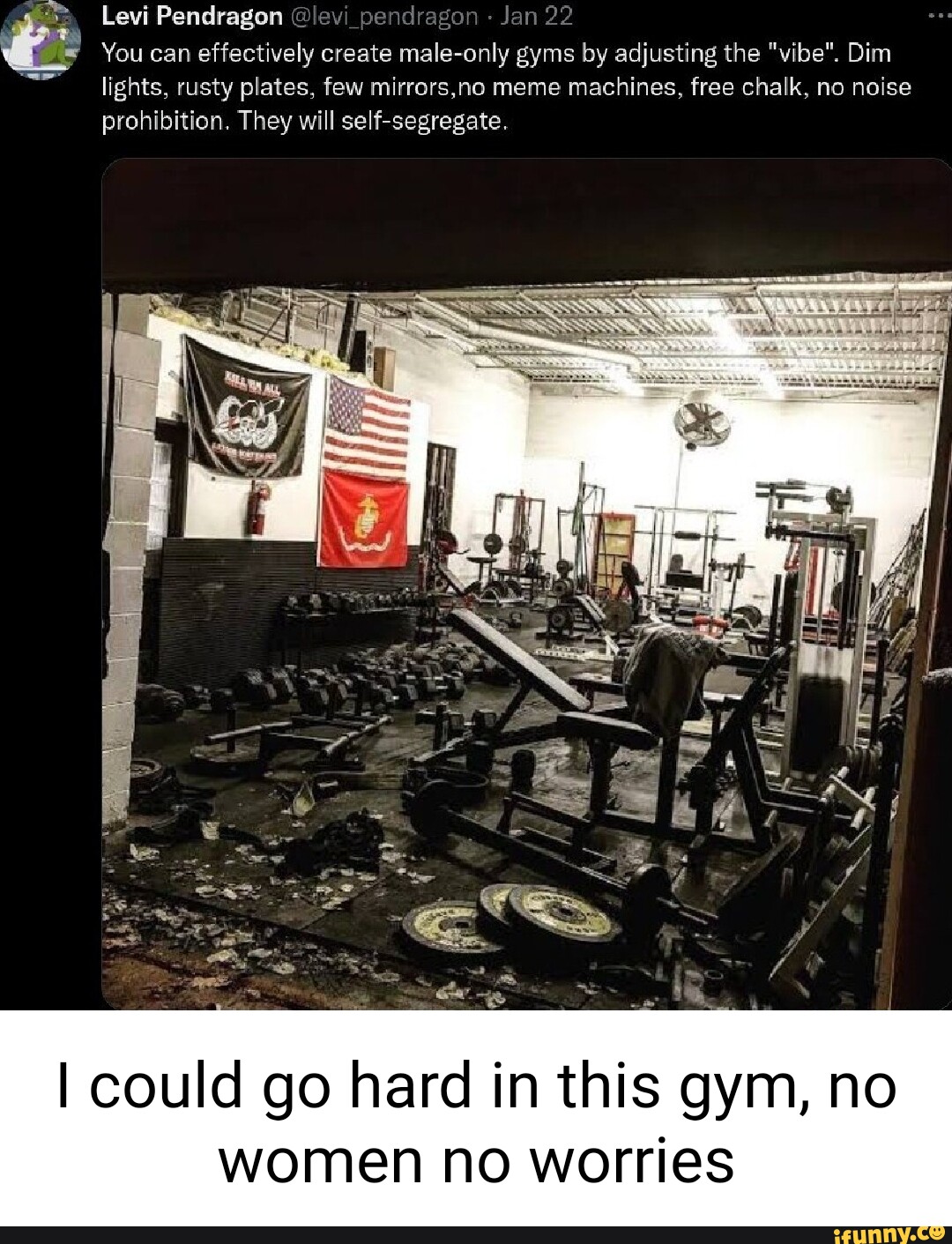 Levi Pendragon le\ Jan 22 = You can effectively create only gyms by