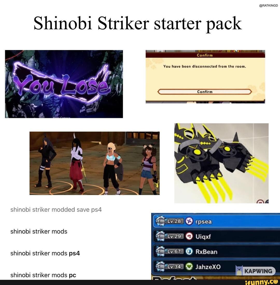 RATKINGD Shinobi Striker starter pack Confirm You have been