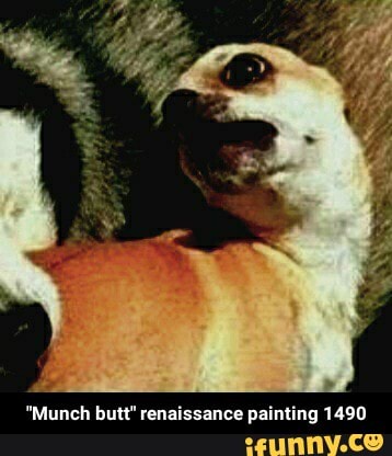"Munch butt" renaissance painting 1490 - "Munch butt" renaissance painting 1490