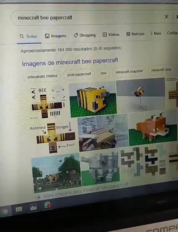 Mente 184.000 resuttados (0,40 segundos) de minecraft bee papercraft -  iFunny Brazil