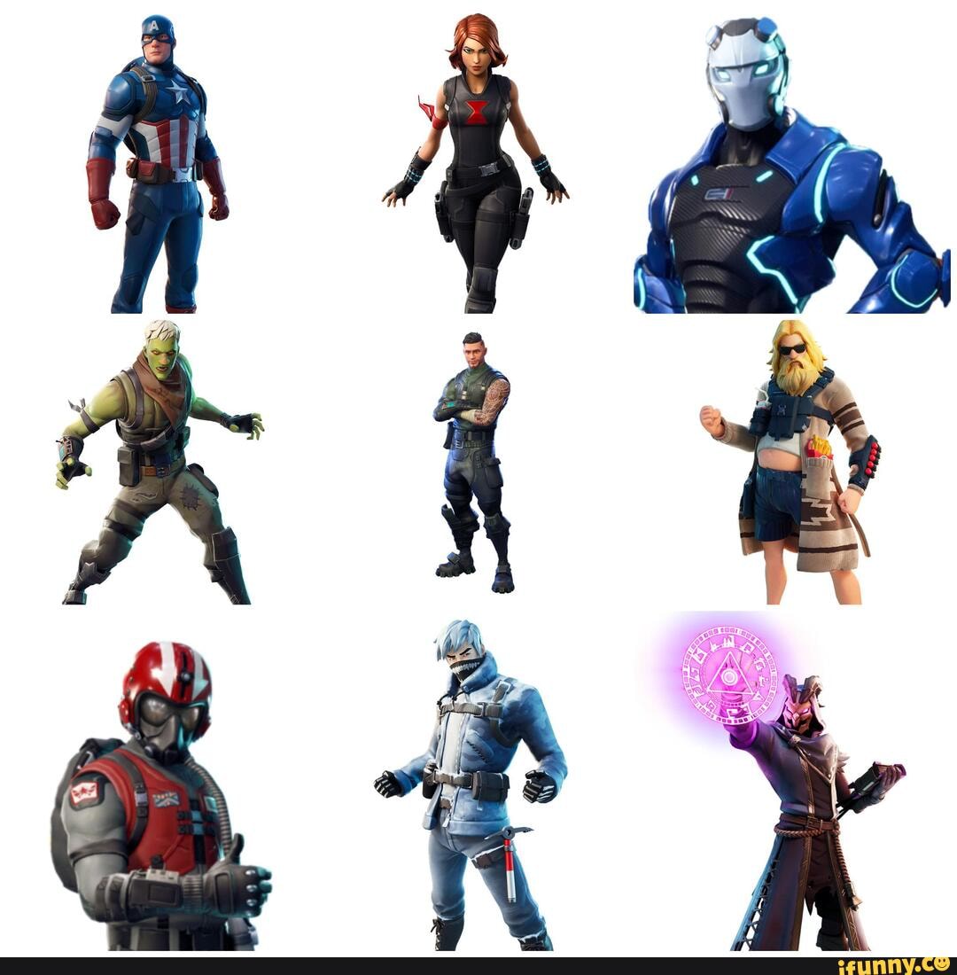 updatet, fortnite, avengers, iron, man, blue, thor, fat, new