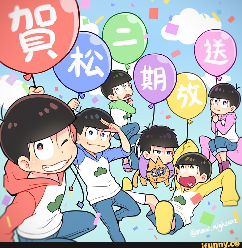 osomatsusan, mrosomatsu, osomatsu, sextuplets, cute, cool, art, anime, manga