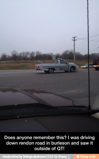 Does anyone remember this? I was driving
down rendon road in burleson and saw it
outside of QT! - Does anyone remember this? I was driving down rendon road in burleson and saw it outside of QT!