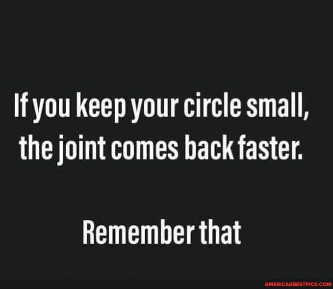 If you keep your circle small, the joint comes back faster.
Remember that