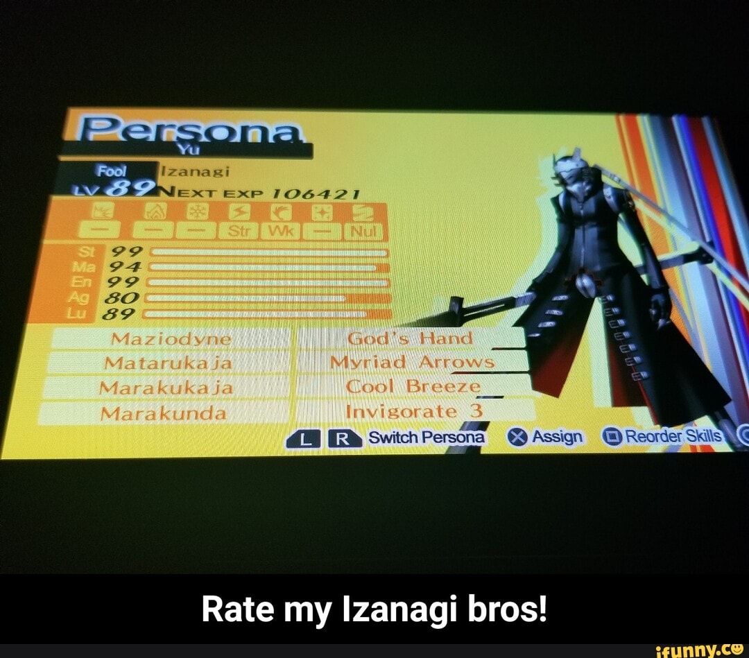 Rate my Izanagi bros! - Rate my Izanagi bros!