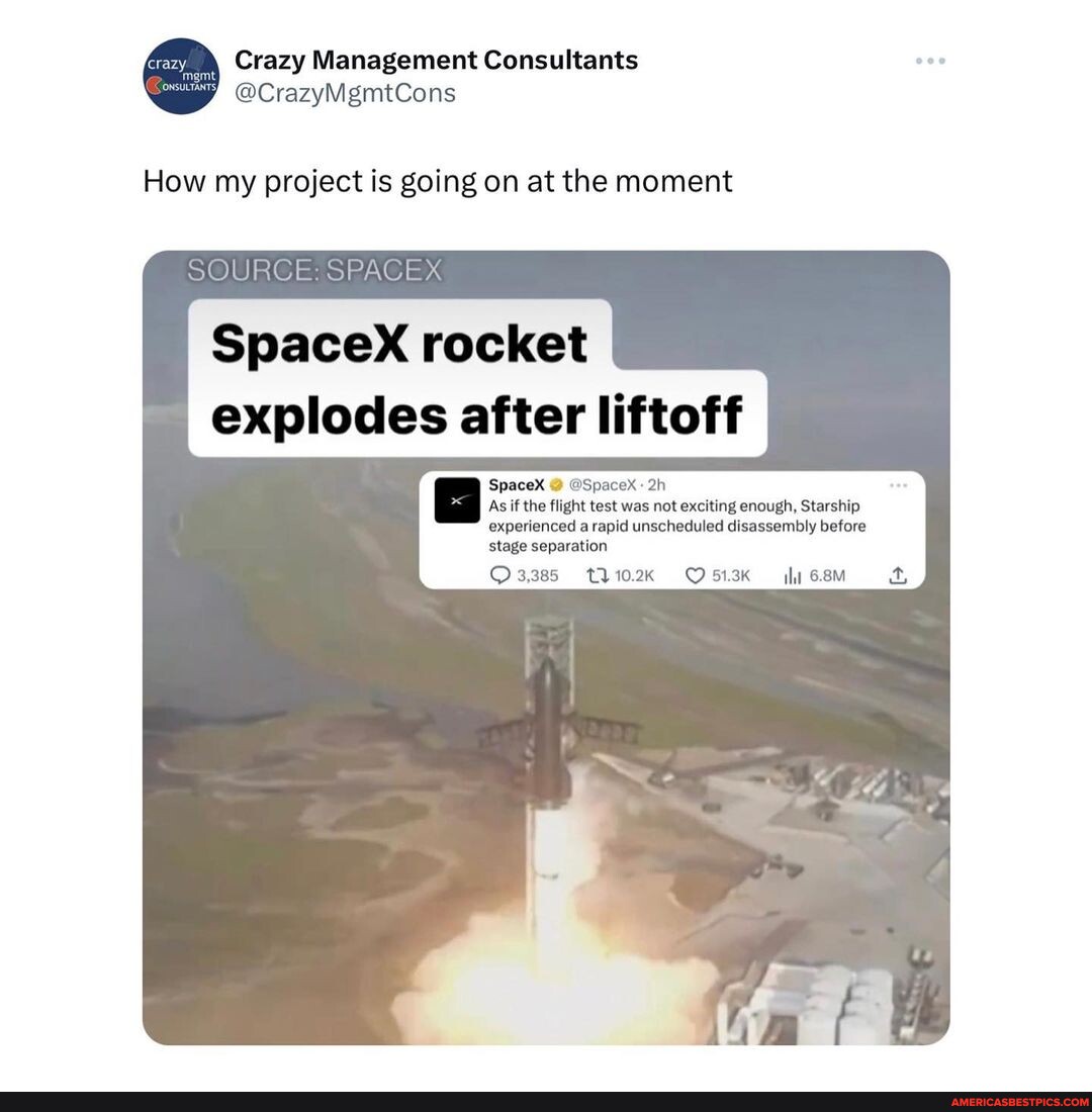 Project status: Rapid unscheduled disassembly 🚀💥 #spacex #explosion # ...