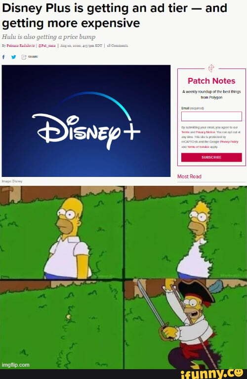 Disney Plus is getting an ad tier and getting more expensive Patch