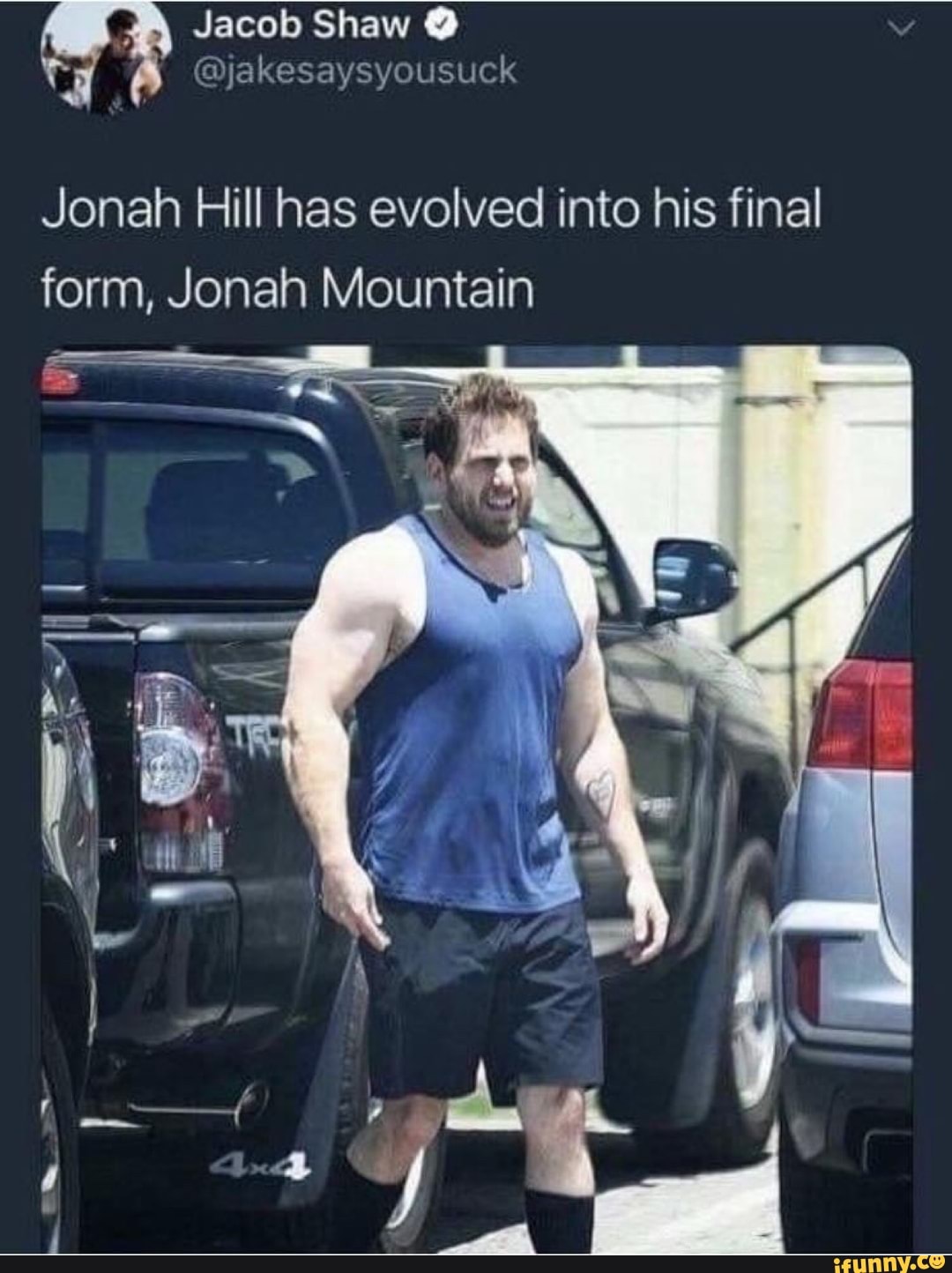 Jacob Shaw
Jonah Hill has evolved into his final form, Jonah Mountain