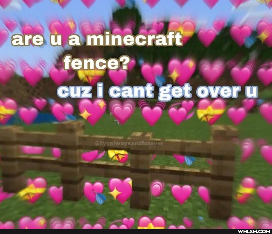 are ua minecraft fence?
44
cuz icant get over u