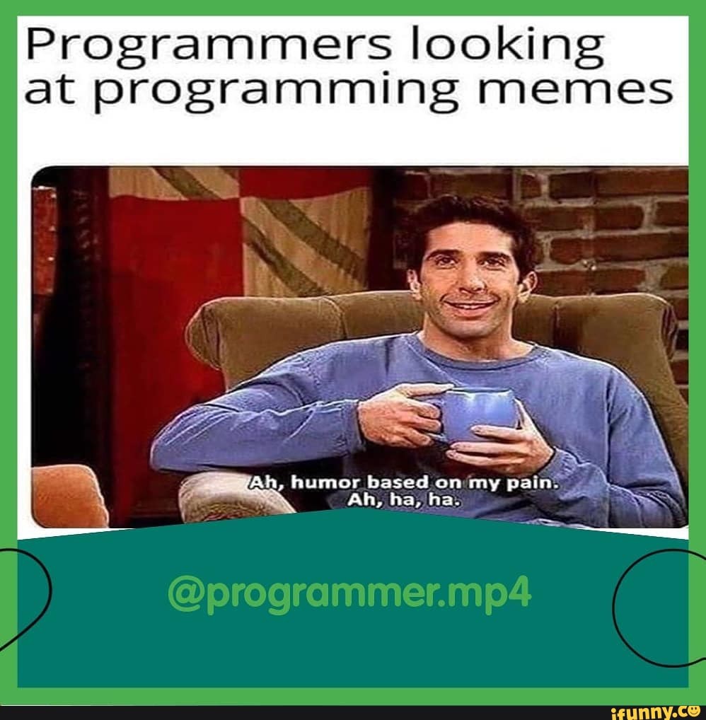 Programmers looking at programming memes iFunny