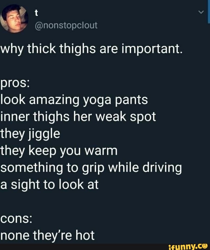 Nonstopclout why thick thighs are important. pros look amazing yoga