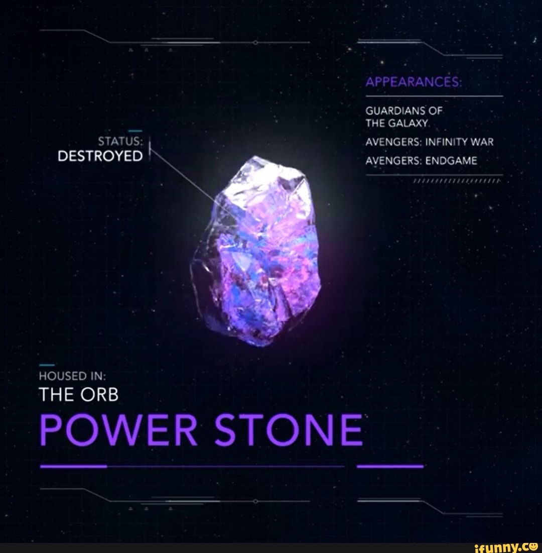 HOUSED IN:
THE ORB
POWER STONE