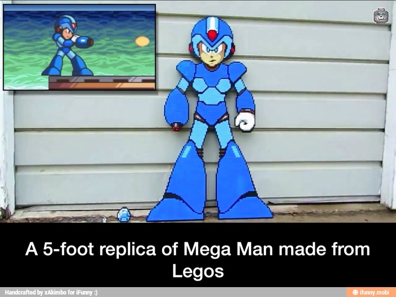 replica, man, legos, foot, mega, made