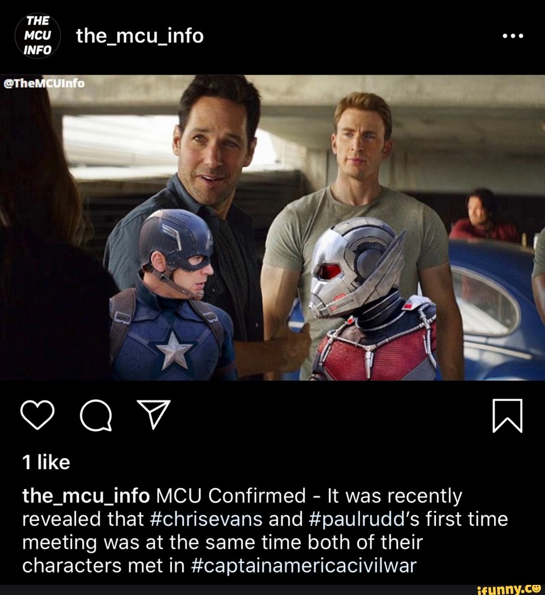 The mcu info INFO 1 like the_mcu_info MCU Confirmed It was recently ...