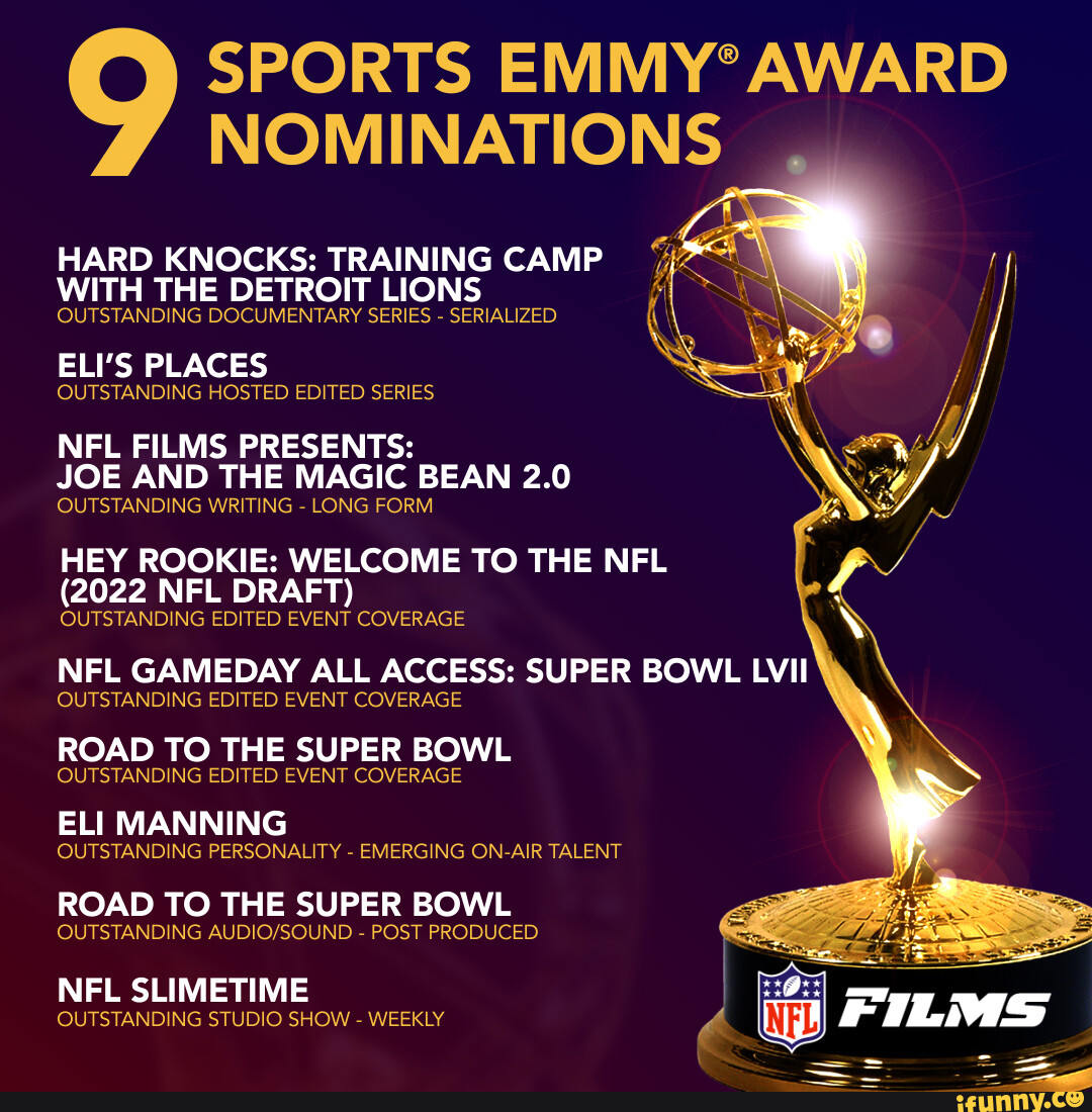 SPORTS EMMY AWARD NOMINATIONS HARD KNOCKS TRAINING CAMP WITH THE