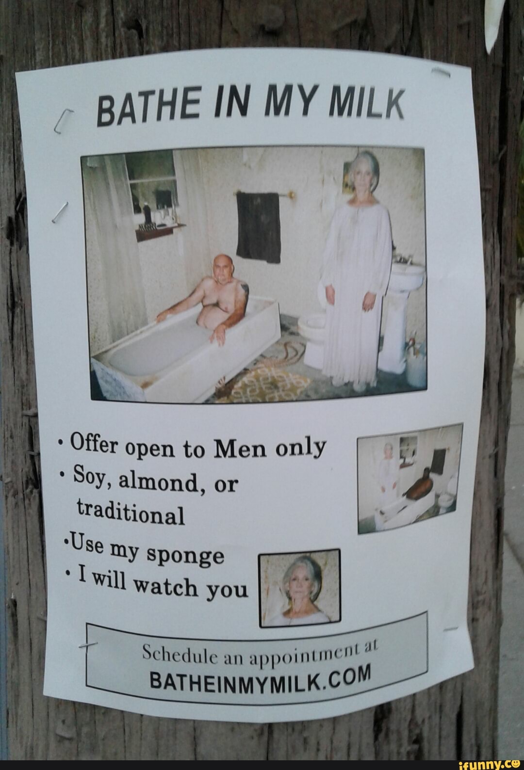 Bathe In My Milk Poster