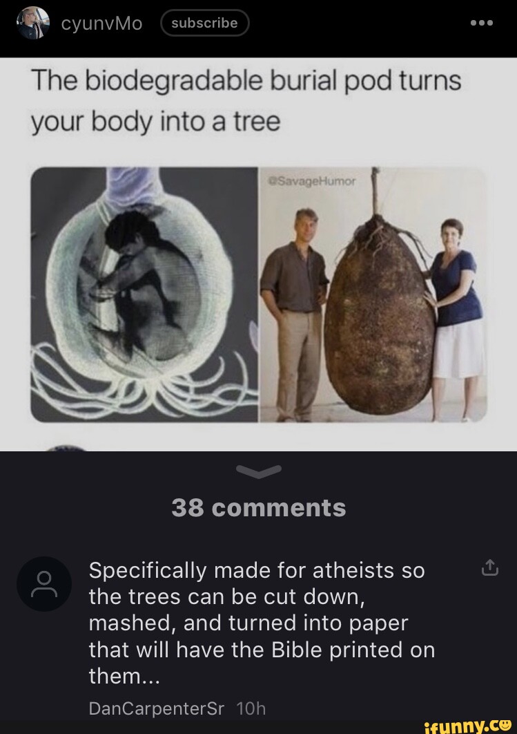 CyunvMo subscribe The biodegradable burial pod turns your body into a