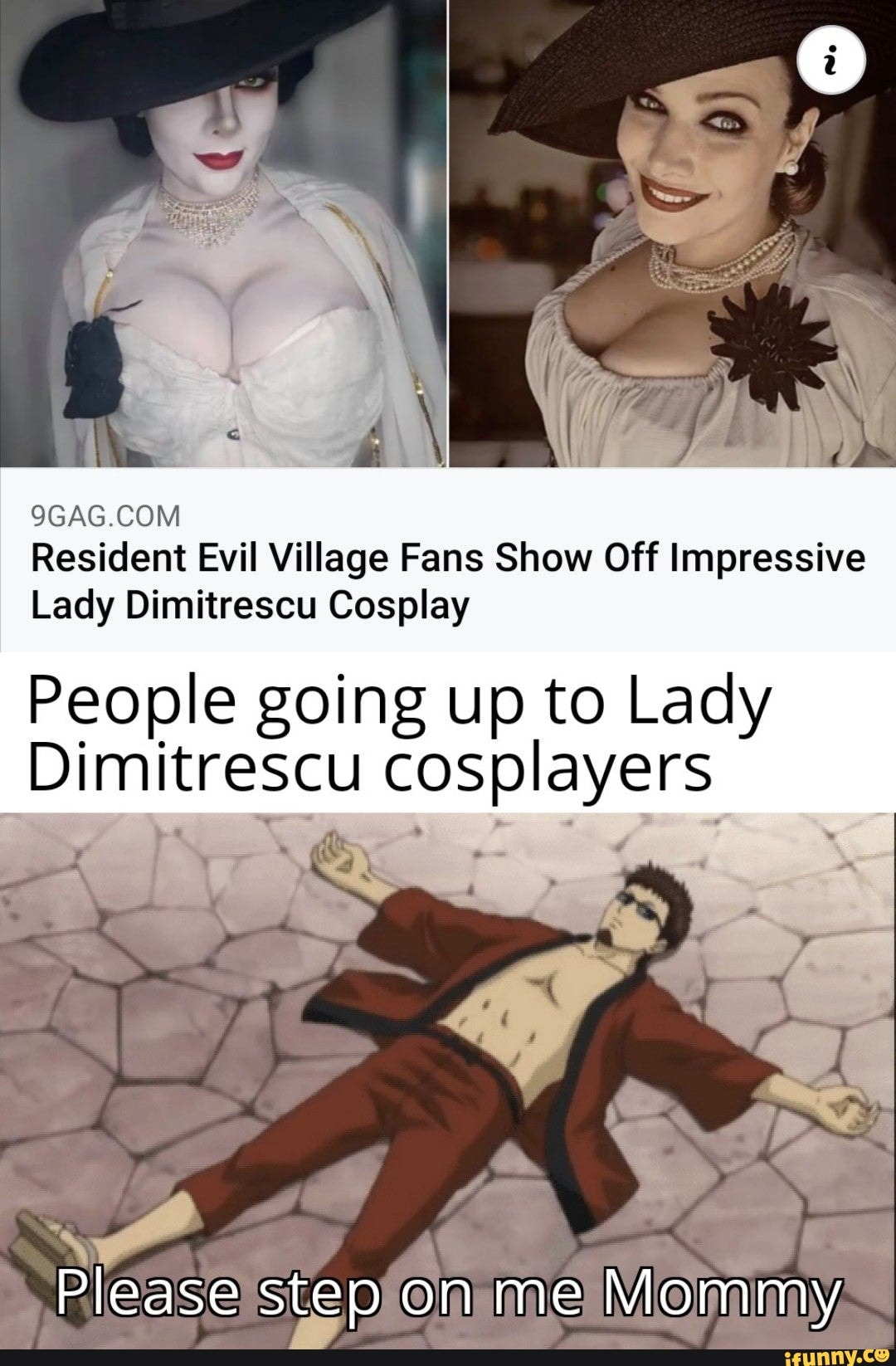 Ss Resident Evil Village Fans Show Off Impressive Com Lady Dimitrescu Cosplay People Going Up To 