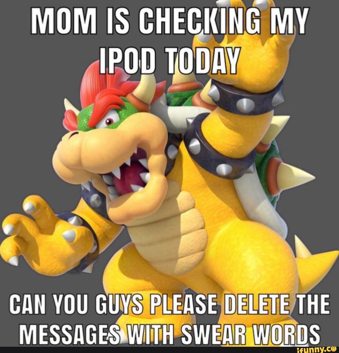 MOM IS CHECKING MY
MESSAGES
WITH SWENRIWORDS