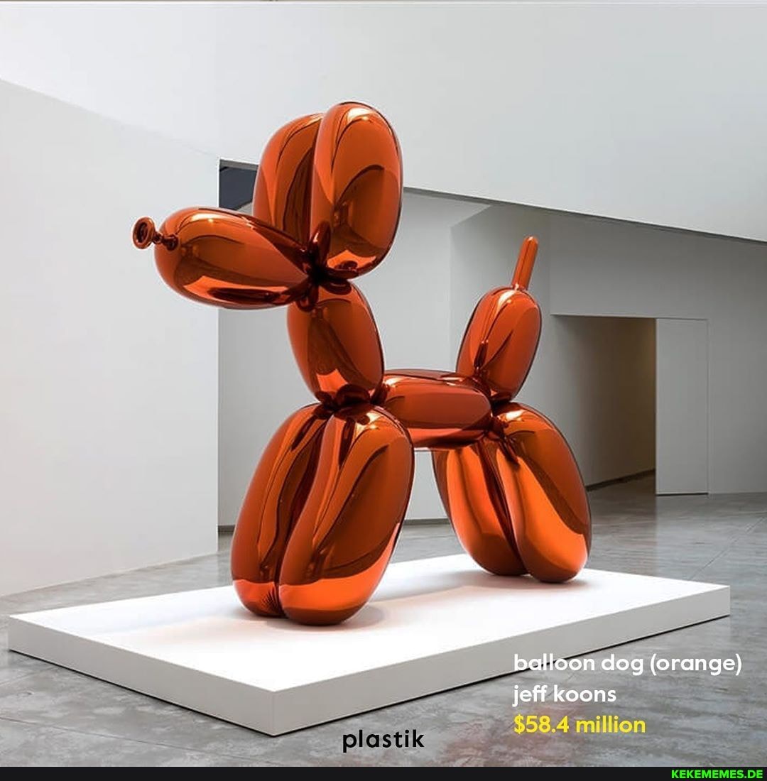 balloon dog (orange) jeff koons